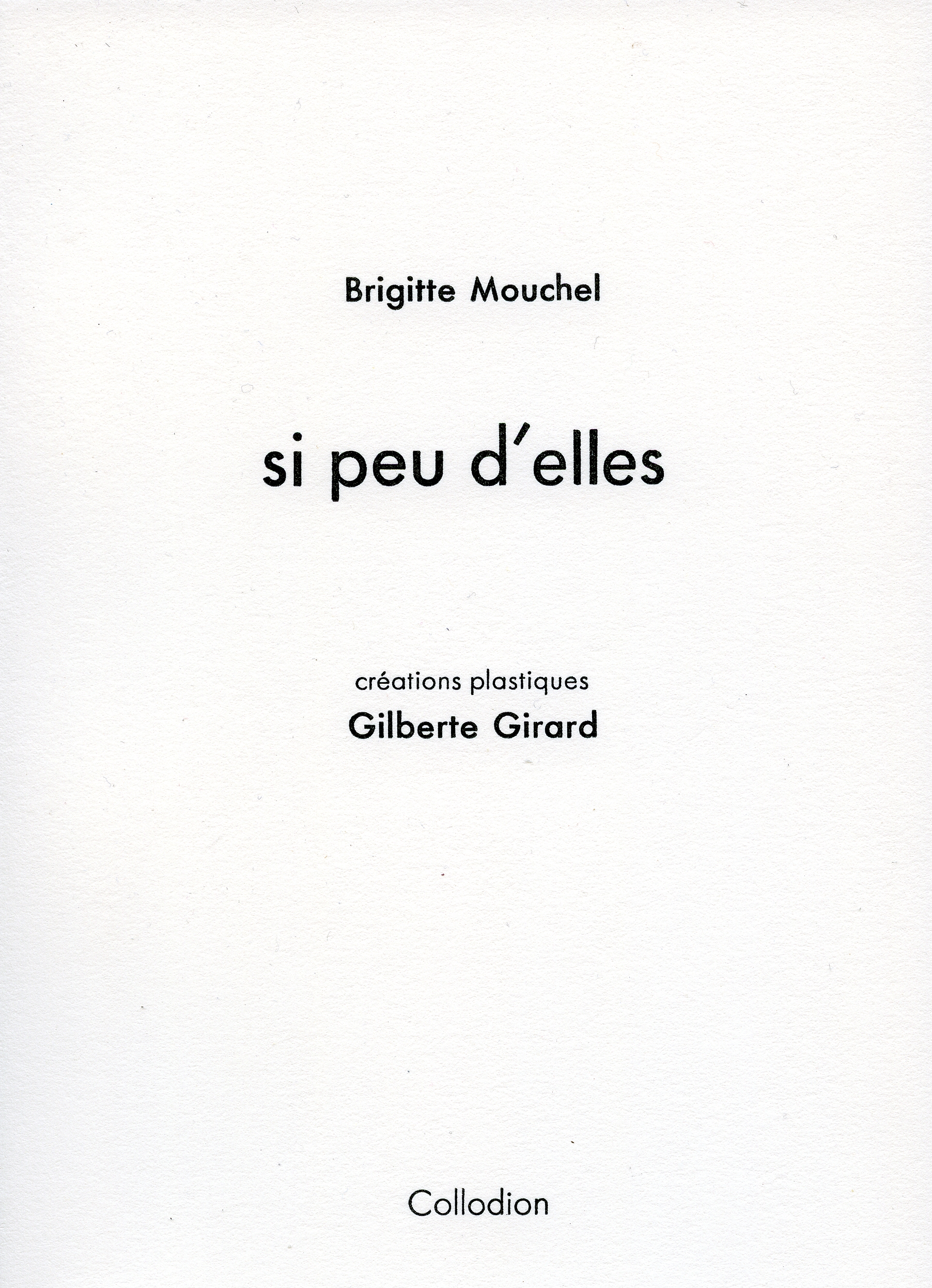 si peu d&rsquo;elles