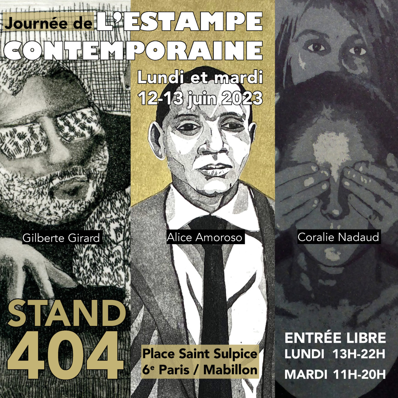 2023 – JOURNÉE DE L’ESTAMPE – PARIS – St Sulpice 6ème
