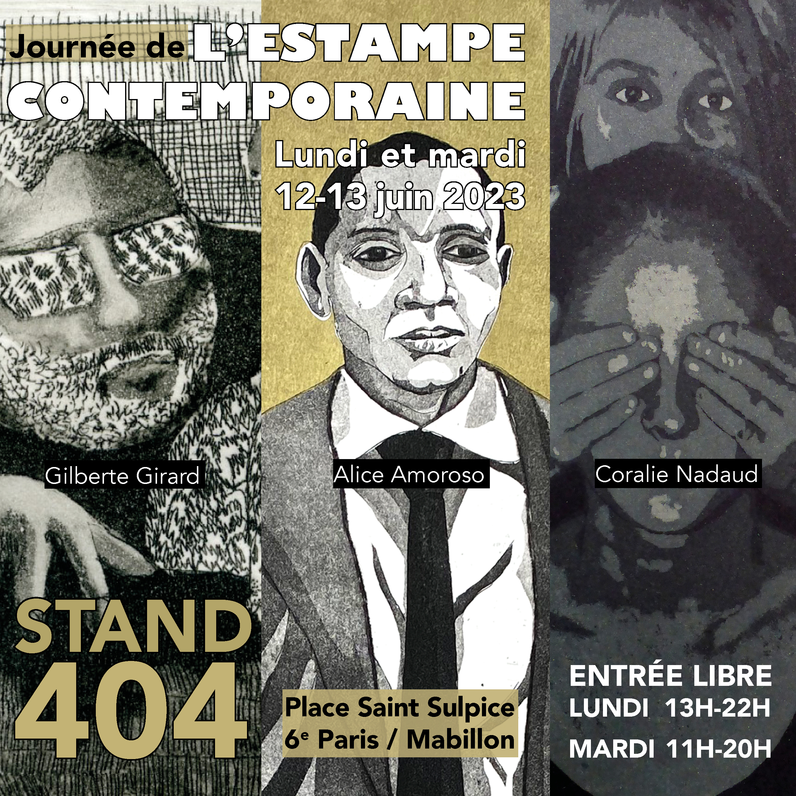 2023 – JOURNÉE DE L&rsquo;ESTAMPE – PARIS – St Sulpice 6ème