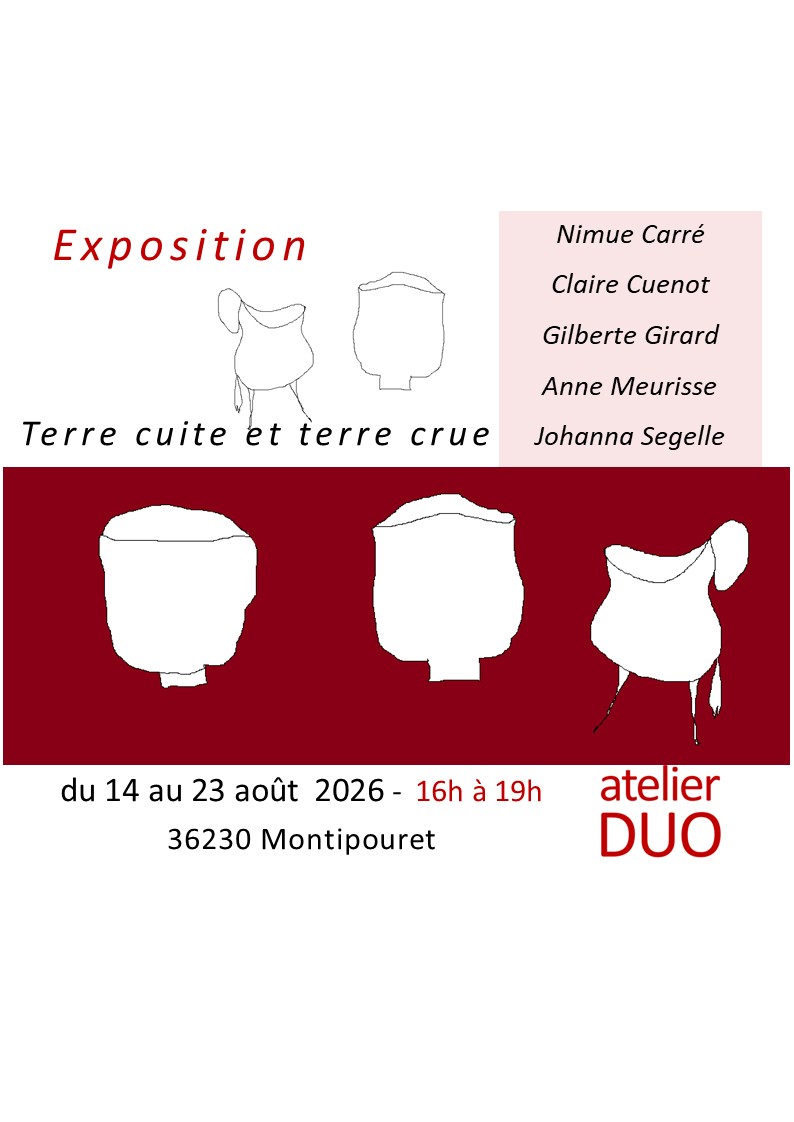 AOUT 2026-TERRE CUITE ET TERRE CRUE
